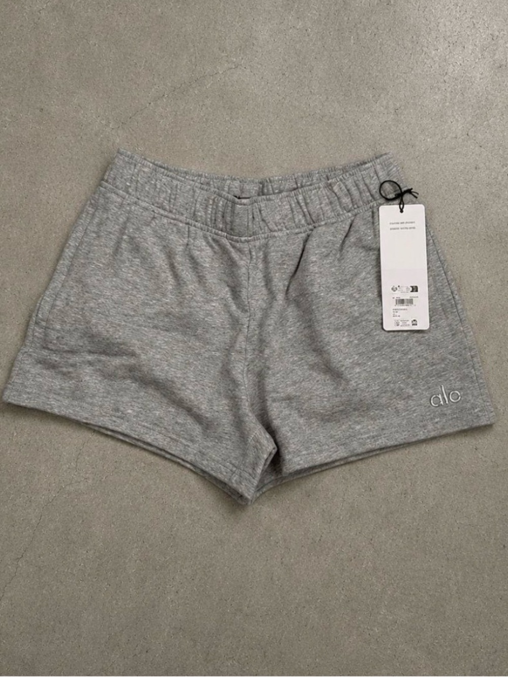 ALO Yoga Light Gray Accolade Shorts